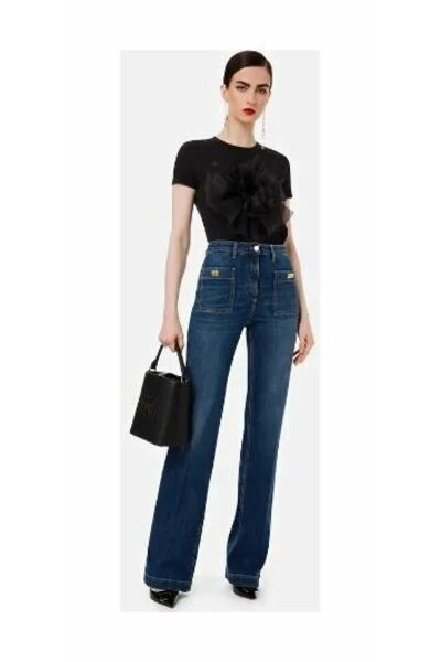 Elisabetta Franchi Bootcut Jeans Boot-cut Jeans Blue 3 Elisabetta Franchi Bootcut Jeans Boot-cut Jeans Blue - Afbeelding 3