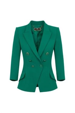 Blazers Elisabetta Franchi Jackets Green