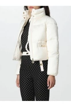 Elisabetta Franchi Gewatteerde Jassen Down Jackets White