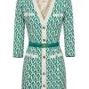 Casual Jurken Elisabetta Franchi Dresses Green