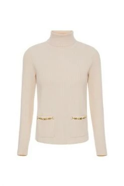 Elisabetta Franchi Coltruien Turtlenecks Beige -Elisabetta Franchi Winkel 1cf1ad004e0cf27679822a0a360d5882