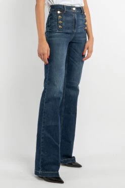 Straight Jeans Elisabetta Franchi Jeans Blue Blue -Elisabetta Franchi Winkel 1d07fb7d6ad11c99acc22c9ebcc560c3