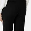 Elisabetta Franchi Wijde Broeken Wide Trousers Black