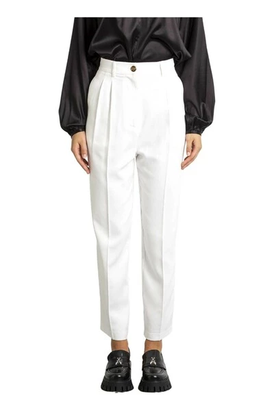 Elisabetta Franchi Chino's Trousers Beige 2 Elisabetta Franchi Chino's Trousers Beige - Afbeelding 2