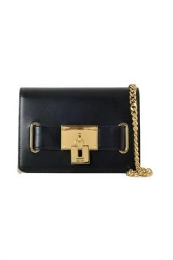 Elisabetta Franchi Schoudertassen Bag With Padlock Pattern Black -Elisabetta Franchi Winkel 1e81c3aada361c4cd9d73f2637a93cb1