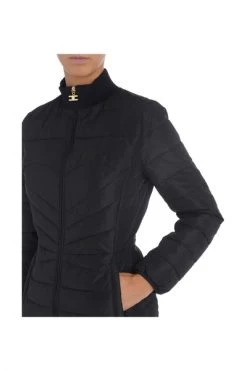Elisabetta Franchi Gewatteerde Jassen Down Jackets Black -Elisabetta Franchi Winkel 1e962fd35ca410c160c46ef21fdf0e28