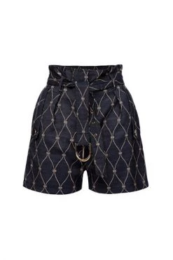 Elisabetta Franchi Korte Broeken Shorts Blue -Elisabetta Franchi Winkel 1e9e9890df0e21b9071f24bf26f3f772