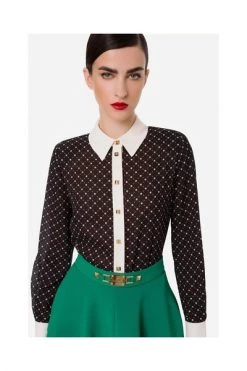 Elisabetta Franchi Blouses Black