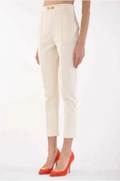 Elisabetta Franchi Chino's Slim Pants White -Elisabetta Franchi Winkel 202d9d6184b99daf78681e066fd1fc15