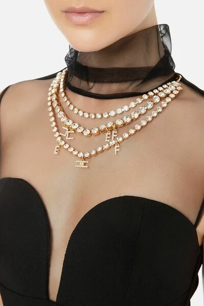 Elisabetta Franchi Casual Jurken Midi Dresses Black 2 Elisabetta Franchi Casual Jurken Midi Dresses Black - Afbeelding 2