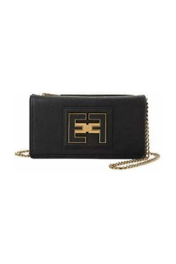 Elisabetta Franchi Portefeuilles Wallet Black