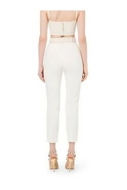Elisabetta Franchi Pantalons Trousers White -Elisabetta Franchi Winkel 21a43d84af82e477b36b52de643e2ed9