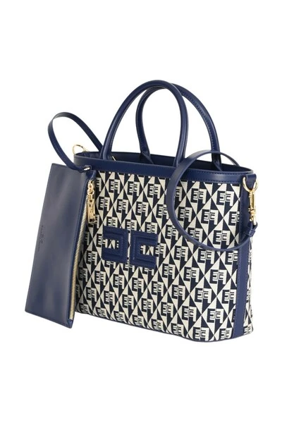 Elisabetta Franchi Handtassen Handbags Blue 2 Elisabetta Franchi Handtassen Handbags Blue - Afbeelding 2