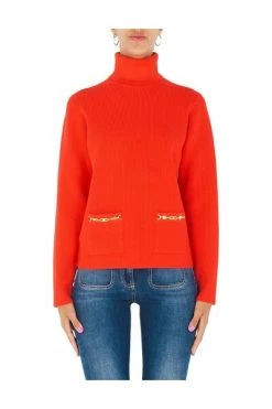 Elisabetta Franchi Coltruien Turtleneck Red
