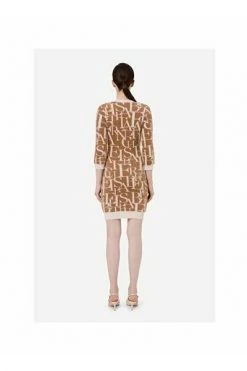 Elisabetta Franchi Casual Jurken Dresses Brown -Elisabetta Franchi Winkel 228c895e3521f2a522061cfaaf5708fd