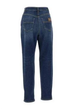 Elisabetta Franchi Straight Jeans Jeans Blue