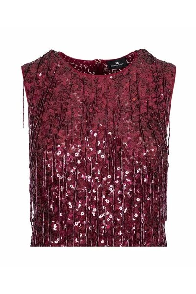 Elisabetta Franchi Feestjurken Party Dresses Red 1 Elisabetta Franchi Feestjurken Party Dresses Red