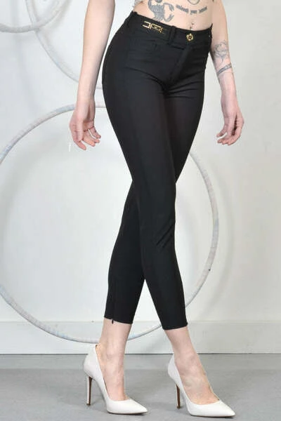 Elisabetta Franchi Skinny Jeans Trousers Black 3 Elisabetta Franchi Skinny Jeans Trousers Black - Afbeelding 3