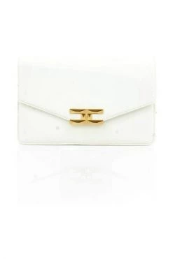 Elisabetta Franchi Clutches White