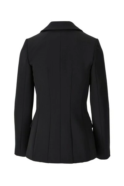 Elisabetta Franchi Blazers Single-Breasted Tailored Blazer Black 5 Elisabetta Franchi Blazers Single-Breasted Tailored Blazer Black - Afbeelding 5