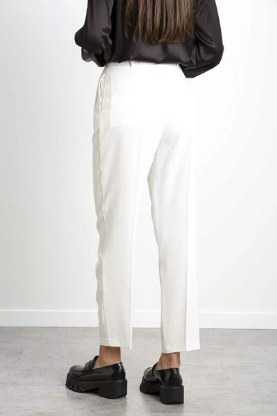 Elisabetta Franchi Chino's Trousers Beige 3 Elisabetta Franchi Chino's Trousers Beige - Afbeelding 3