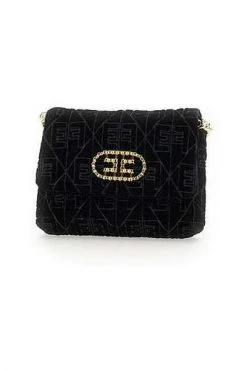 Schoudertassen ELISABETTA FRANCHI BLACK Black -Elisabetta Franchi Winkel 252d25339f8b6d1f8f6bf0d22430a46c