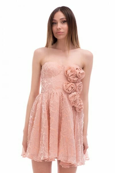 Elisabetta Franchi Jurken Dress Pink 3 Elisabetta Franchi Jurken Dress Pink - Afbeelding 3