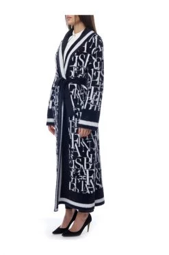 Vesten Elisabetta Franchi Coats Black Black