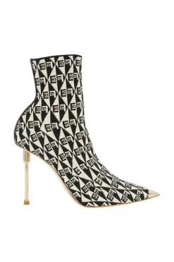 Elisabetta Franchi Enkellaarsjes Boots Gray