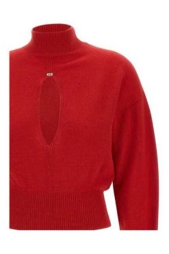 Coltruien Elisabetta Franchi Sweaters Red Red -Elisabetta Franchi Winkel 2622d5452c3c265f566502609bf644a4