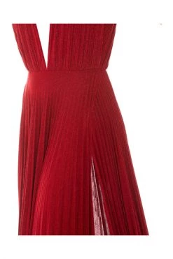Elisabetta Franchi Maxi Jurken Dress Red -Elisabetta Franchi Winkel 26400c9491dc2a5a11631cbb90a77f57