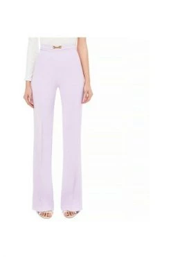 Elisabetta Franchi Vrijetijds Broeken Suit Flared Pants Pink