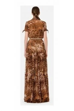 Elisabetta Franchi Maxi Jurken Maxi Dresses Brown