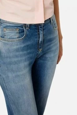 Elisabetta Franchi Straight Jeans Blue -Elisabetta Franchi Winkel 26843a5cf8a158a417cde50029e5e117