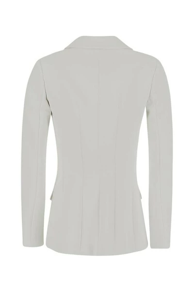 Elisabetta Franchi Blazers Single-Breast Blazer White 3 Elisabetta Franchi Blazers Single-Breast Blazer White - Afbeelding 3