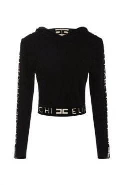 Elisabetta Franchi T-shirts Long Sleeve Tops Black -Elisabetta Franchi Winkel 269649c684565d01320f4ce5f2c5707e