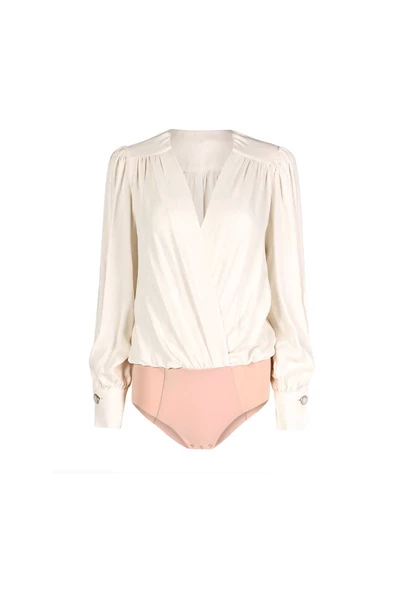 Elisabetta Franchi Bodies Body Beige 2 Elisabetta Franchi Bodies Body Beige - Afbeelding 2