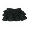 Elisabetta Franchi Rokken My Baby Girl Black Skirt Baby Girl In Cotton Popeline Black