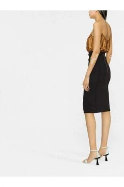 Elisabetta Franchi Midirokken Midi Skirt With Belt Black -Elisabetta Franchi Winkel 27b8f68bf9db12128f3d6d1a5d009073