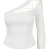 Elisabetta Franchi Tops White