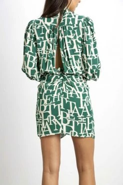 Elisabetta Franchi Casual Jurken DRESS Green -Elisabetta Franchi Winkel 2826af7e1aaae5941e868a9bd5995154