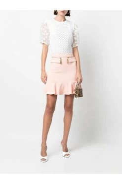 Elisabetta Franchi Korte Rokken GONNA GO00621E2 Pink -Elisabetta Franchi Winkel 2837ce293eb3d10231b17690ae700474