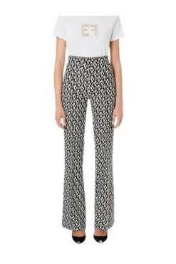 Elisabetta Franchi Wijde Broeken Wide Trousers Black 5 Elisabetta Franchi Wijde Broeken Wide Trousers Black -Elisabetta Franchi Winkel 2899ea4ca251a3f751502331de1a6314