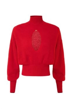 Elisabetta Franchi Coltruien Sweater Red