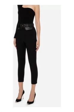 Elisabetta Franchi Pantalons Slim-fit Trousers Black -Elisabetta Franchi Winkel 28d31494066f4872d80e3ec24137d346