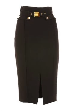 Elisabetta Franchi Kokerrokken Pencil Skirt Black -Elisabetta Franchi Winkel 297d4fd0e577e2d23e56a8f6b248cc78