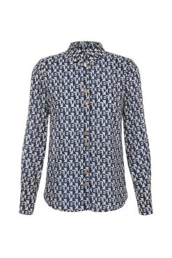 Elisabetta Franchi Longsleeve Shirts Shirts Blue -Elisabetta Franchi Winkel 29a0f5f3e459a062a15968fa840fcfe1