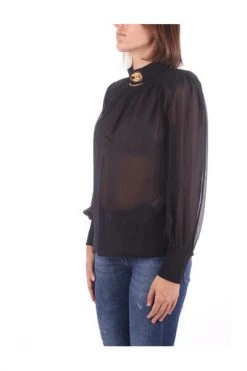 Blouses Elisabetta Franchi Shirts Black Black -Elisabetta Franchi Winkel 2a5effd1b5b541df31ef87be9bc2371a