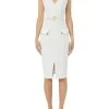 Elisabetta Franchi Casual Jurken Midi Dresses White