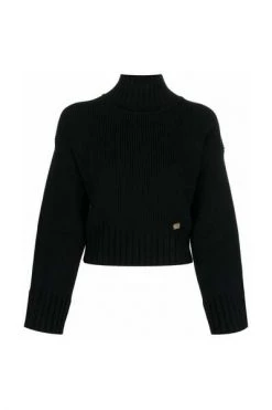 Elisabetta Franchi Coltruien Tricot Turtle-Neck Sweater Black -Elisabetta Franchi Winkel 2b8c60aeddf39cacc917d7c25a43aab8